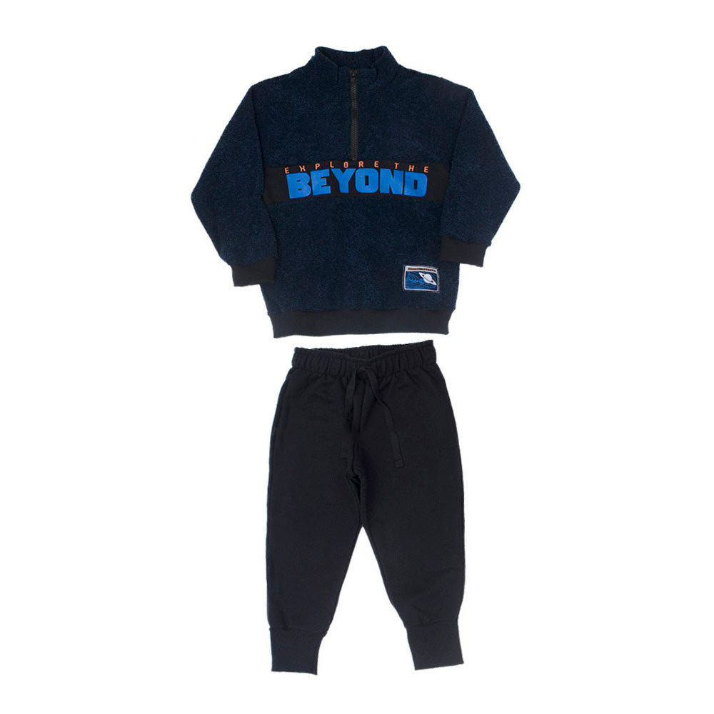 Conjunto Infantil Plush Bucklê e Moletom Beyond - Have Fun