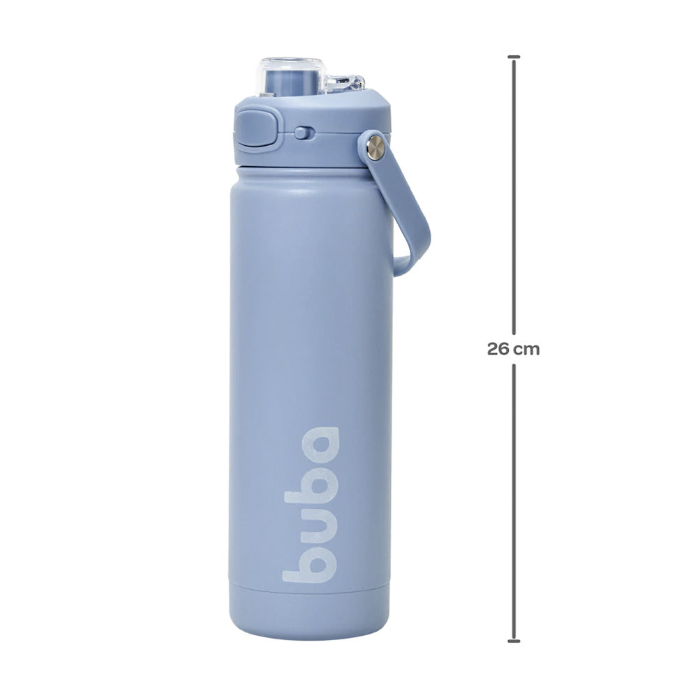 Copo Térmico Garrafa Térmica Infantil Inox 600ml - Buba