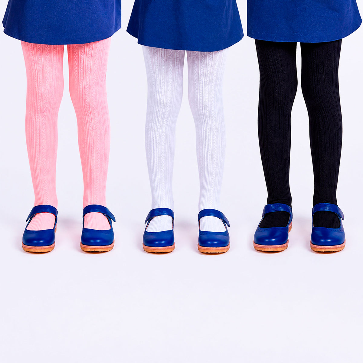 Meia-Calça Fio 70 Infantil Menina Tricô Lobinha - Lupo