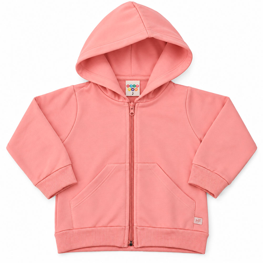 Jaqueta Infantil Menina Básica Moletom Peluciado - Have Fun