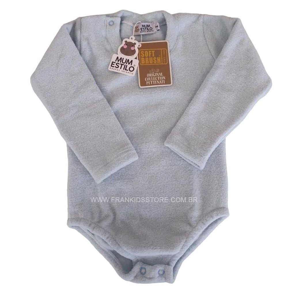 Body Bebê em Soft Glacê Quentinho Inverno - Mum