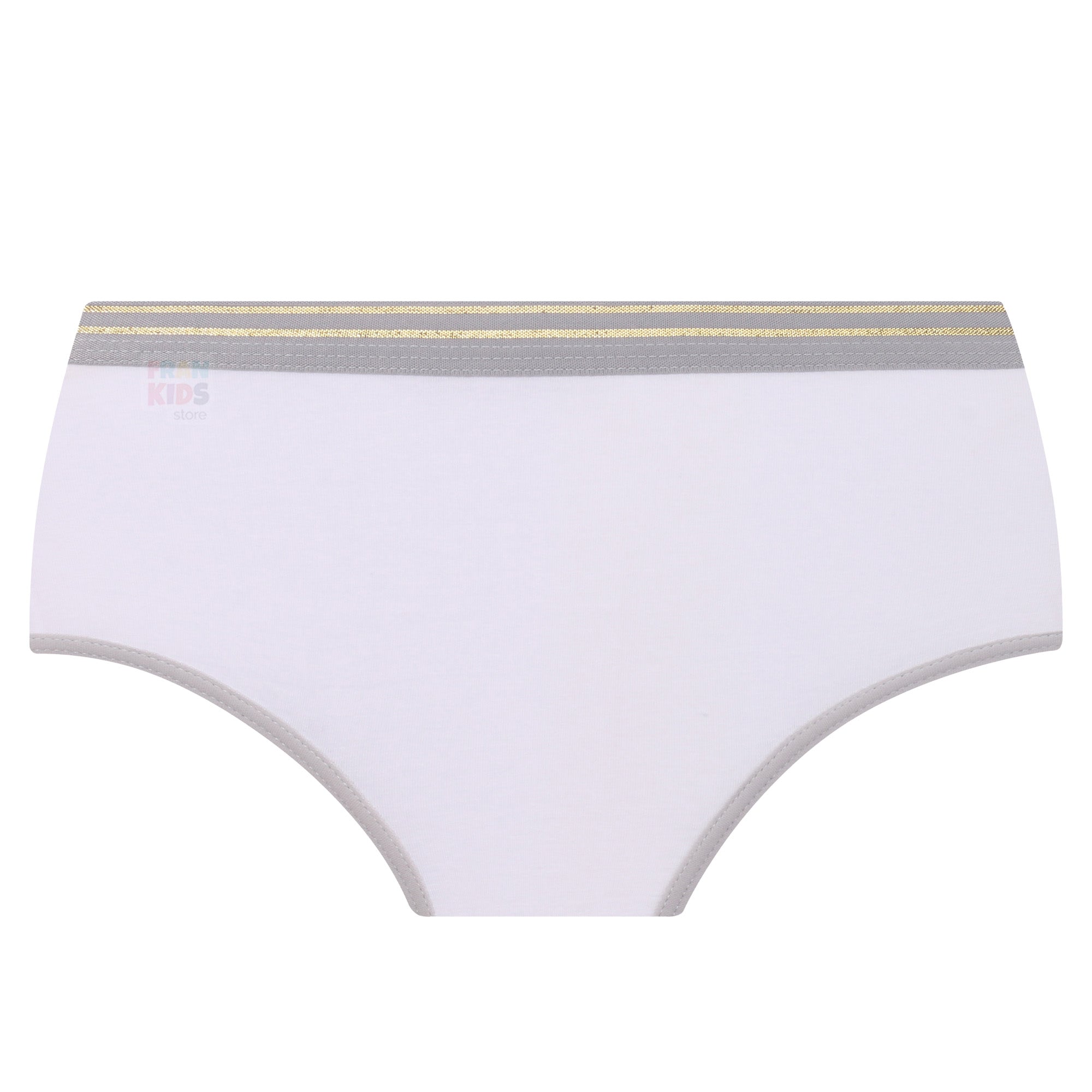 Kit Com 3 Calcinhas Infantil Lobinha Lurex - Lupo