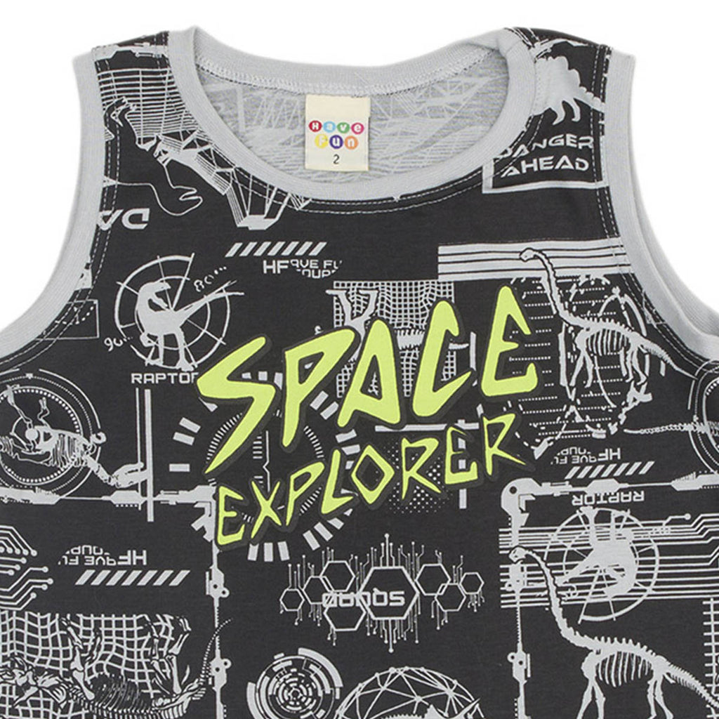 Regata Infantil Menino Meia Malha Space Explorer - Have Fun