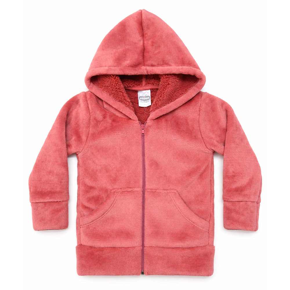 Casaco Sherpa Com Capuz Infantil Inverno - Brinq