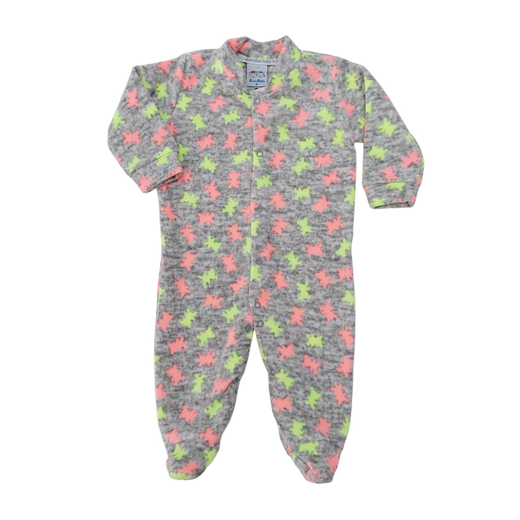 Macacão Soft Bebê Menina Ursos - Rosebud