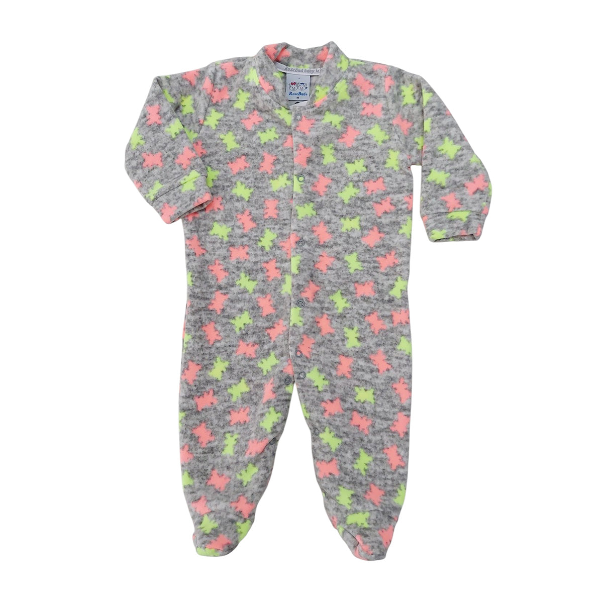 Macacão Soft Bebê Menina Ursos - Rosebud