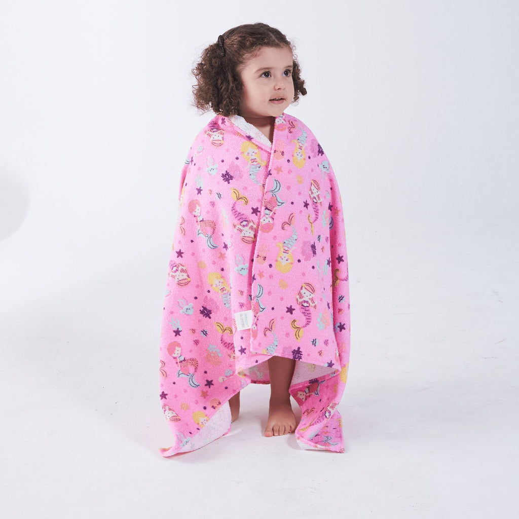 Toalha de Banho Infantil Kids 70cmx1,20m Sereia - Baby Joy