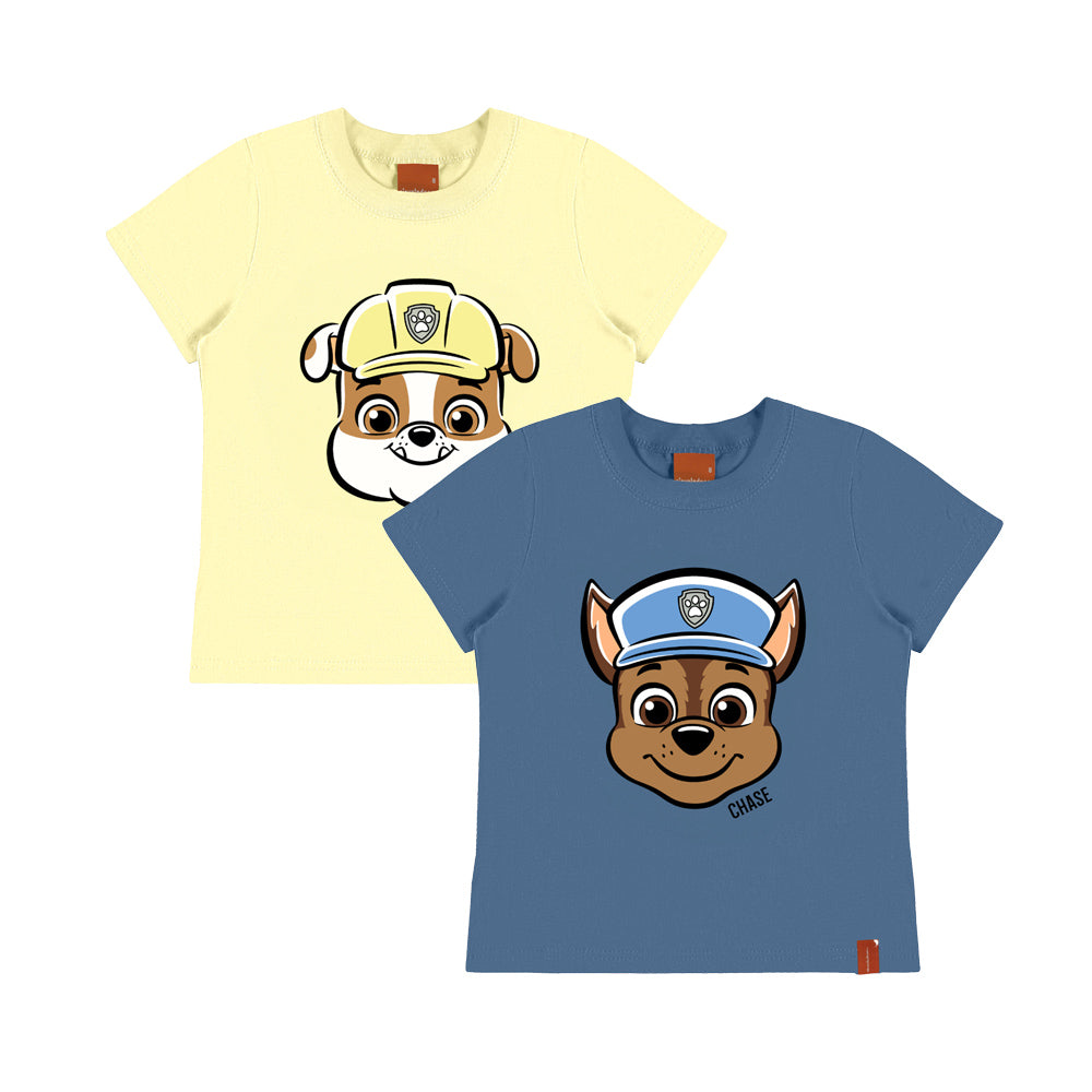 Camiseta Infantil Menino Patrulha Canina - Malwee Kids