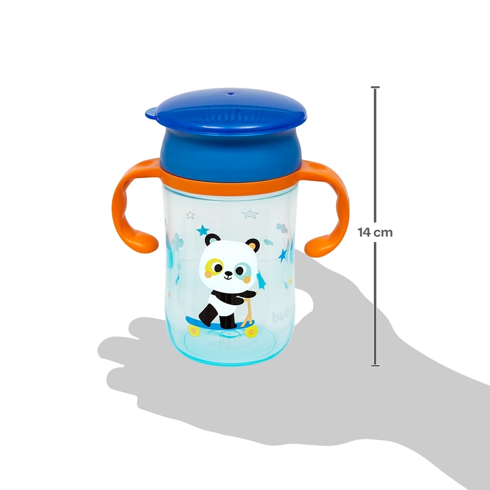 Copo de Transição Antivazamento Bebê 360º Buba Zoo Panda - Buba