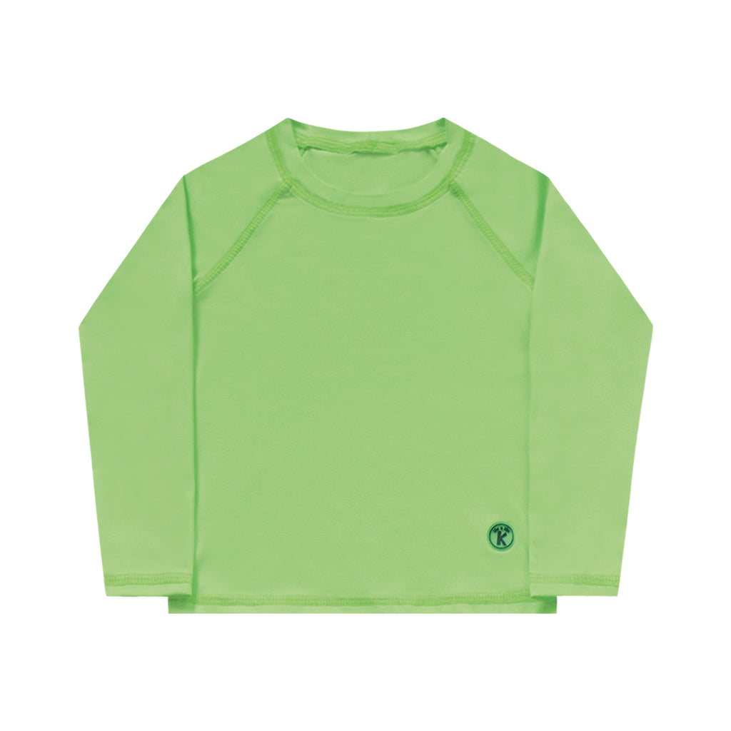 Camiseta Infantil C/ Proteção UV 50+ Fluor Lisa - Kiko e Kika