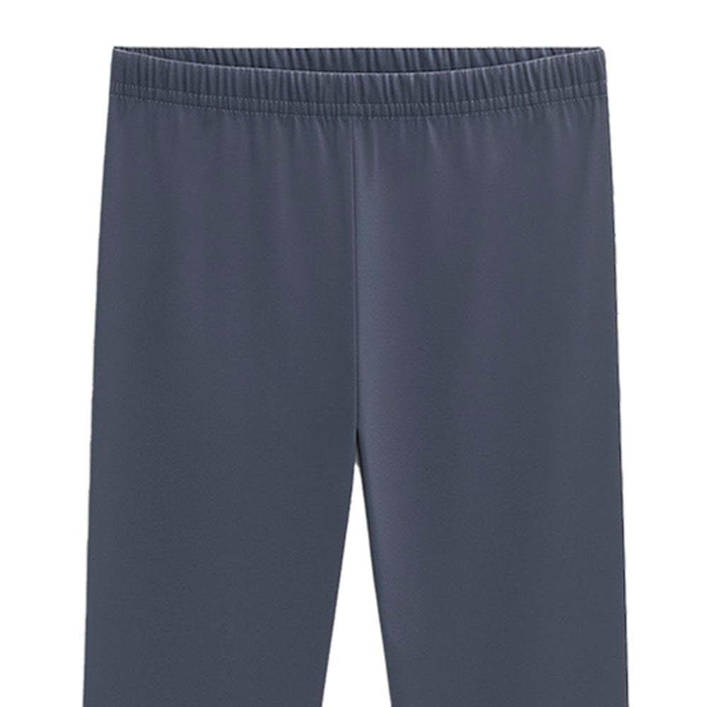 Calça Legging Infantil Básica em Cotton Cinza - Kyly