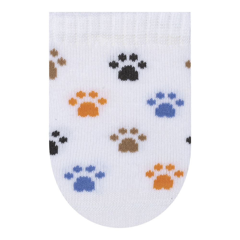 Kit 3 Pares Meia Cano Curto Bebê Menino RN Tigre - Selene