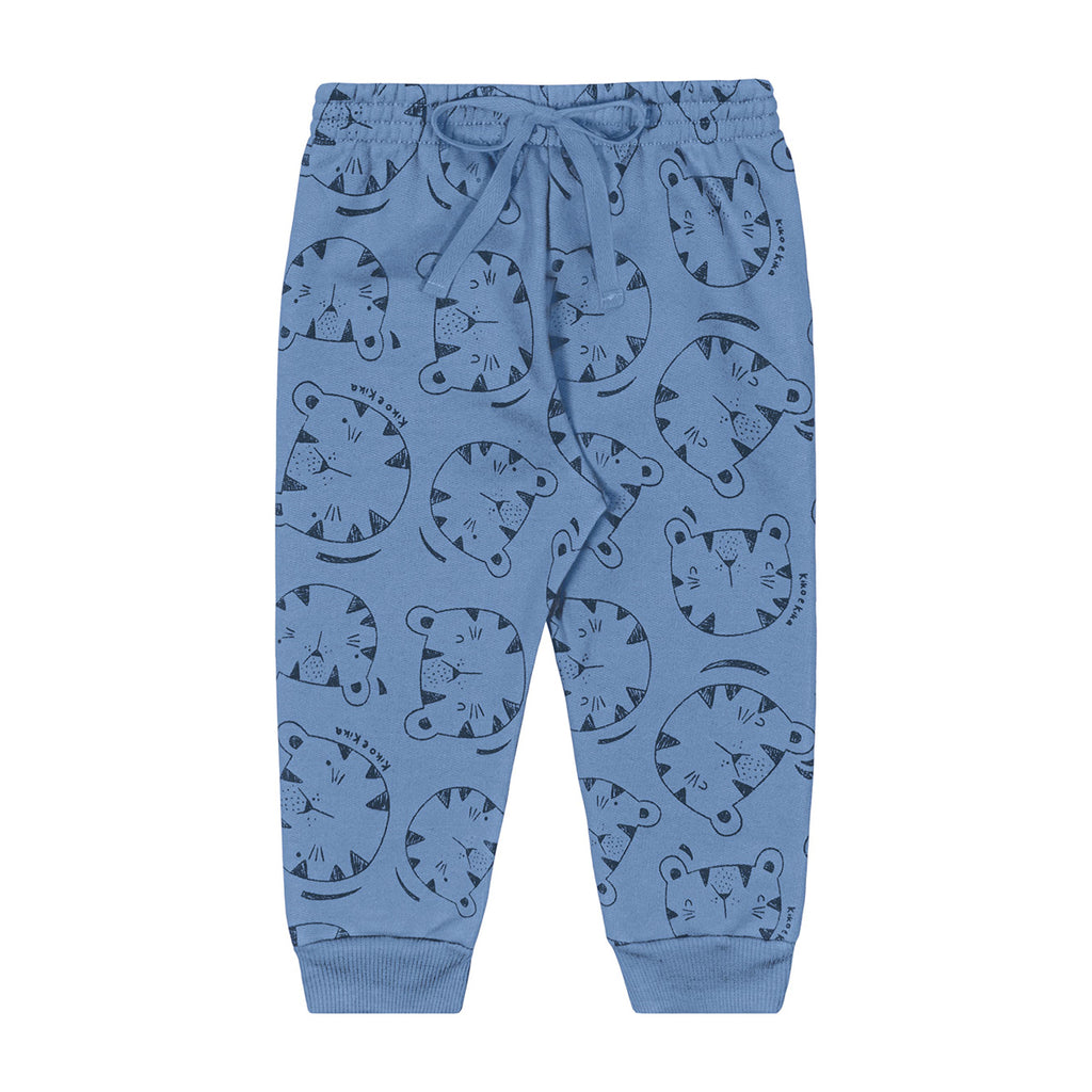 Calça Bebê Menino Estampada Moletom Peluciado - Kiko e Kika