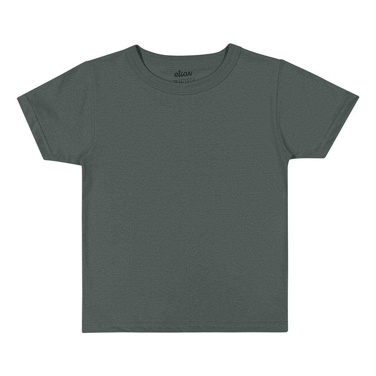 Camiseta Infantil Masculina em Meia Malha Penteada - Elian