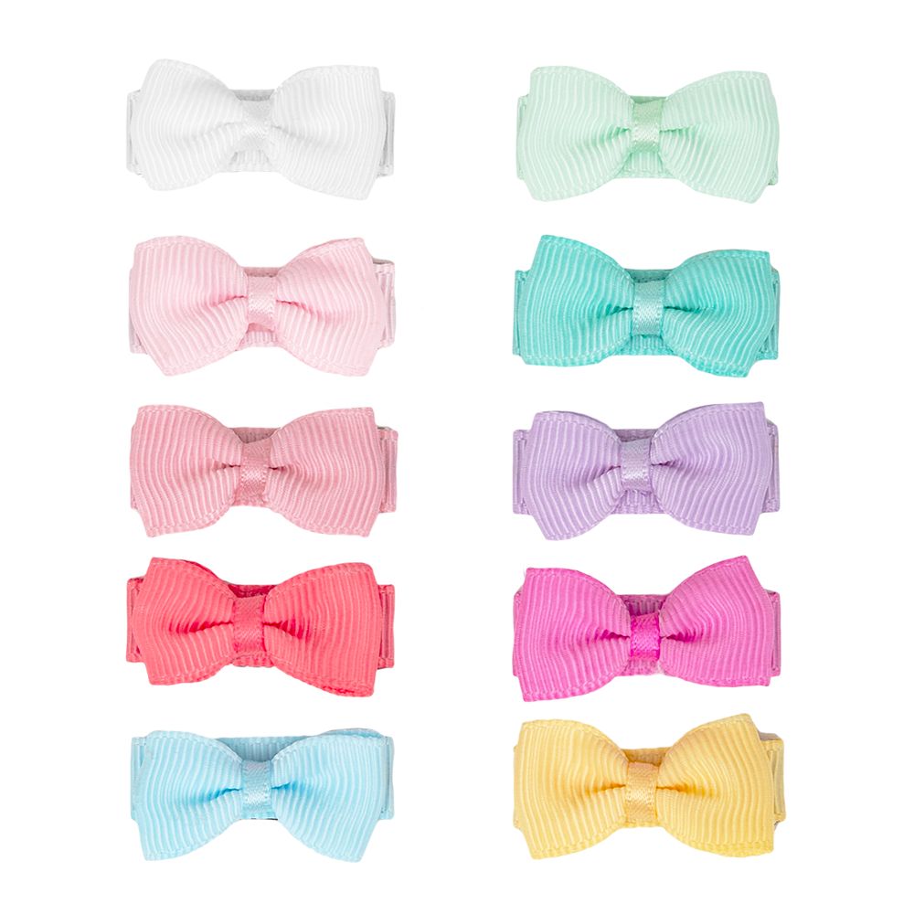 Kit 10 Laços Com Presilha Bebê - Buba