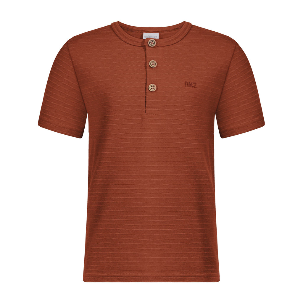 Camisa Infantil Menino Malha Listrada Texturizada - Alakazoo