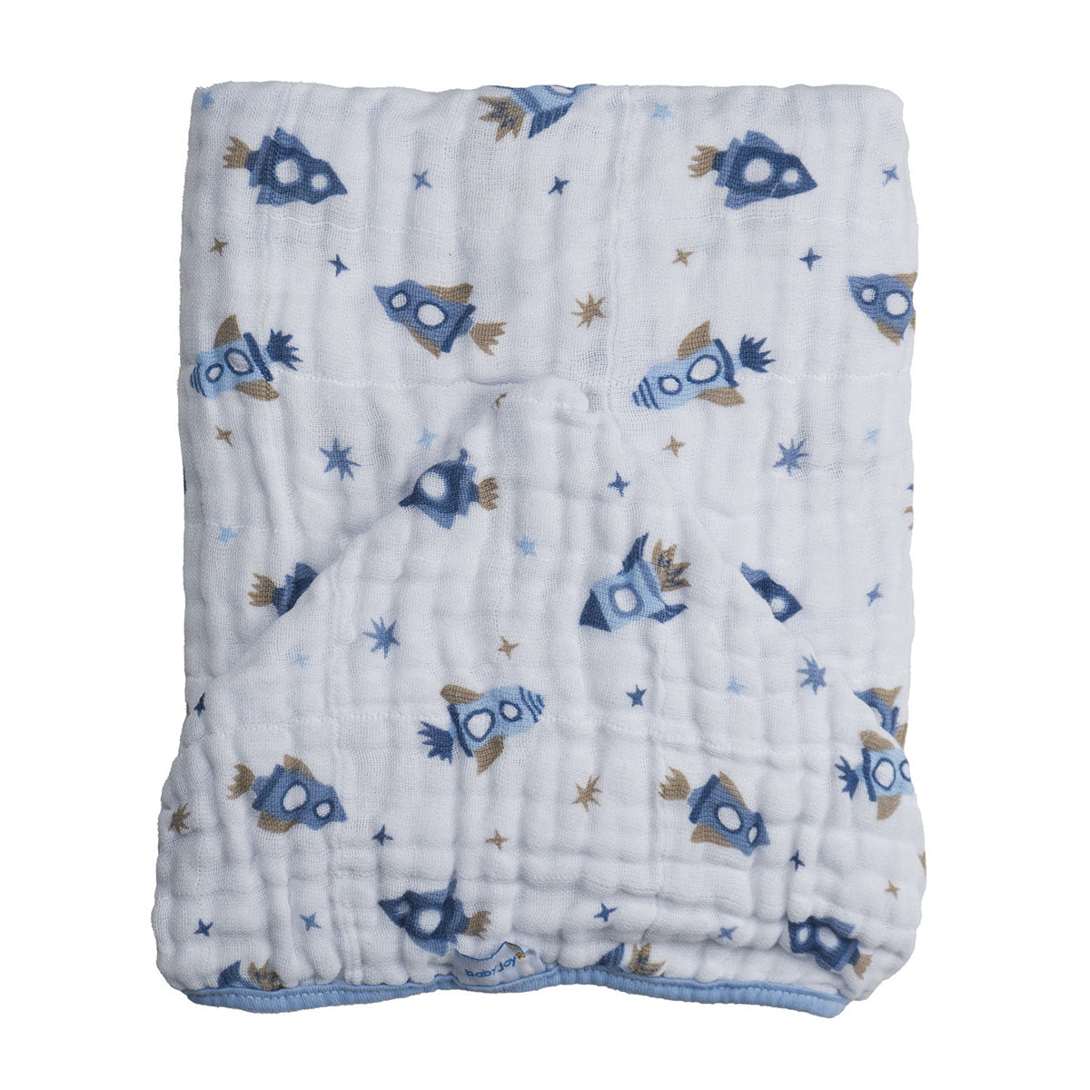 Toalhão de Banho Soft Infantil 1,10 m x 80 cm Foguetes - Baby Joy