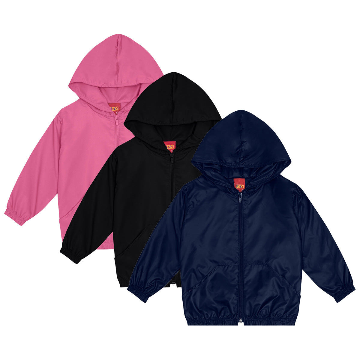 Jaqueta Corta Vento Unissex Infantil em Microfibra - Kyly