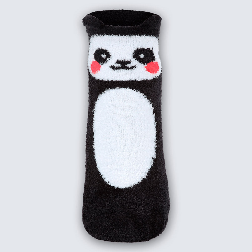 Meia Felpuda Infantil Antiderrapante Panda - Lupo