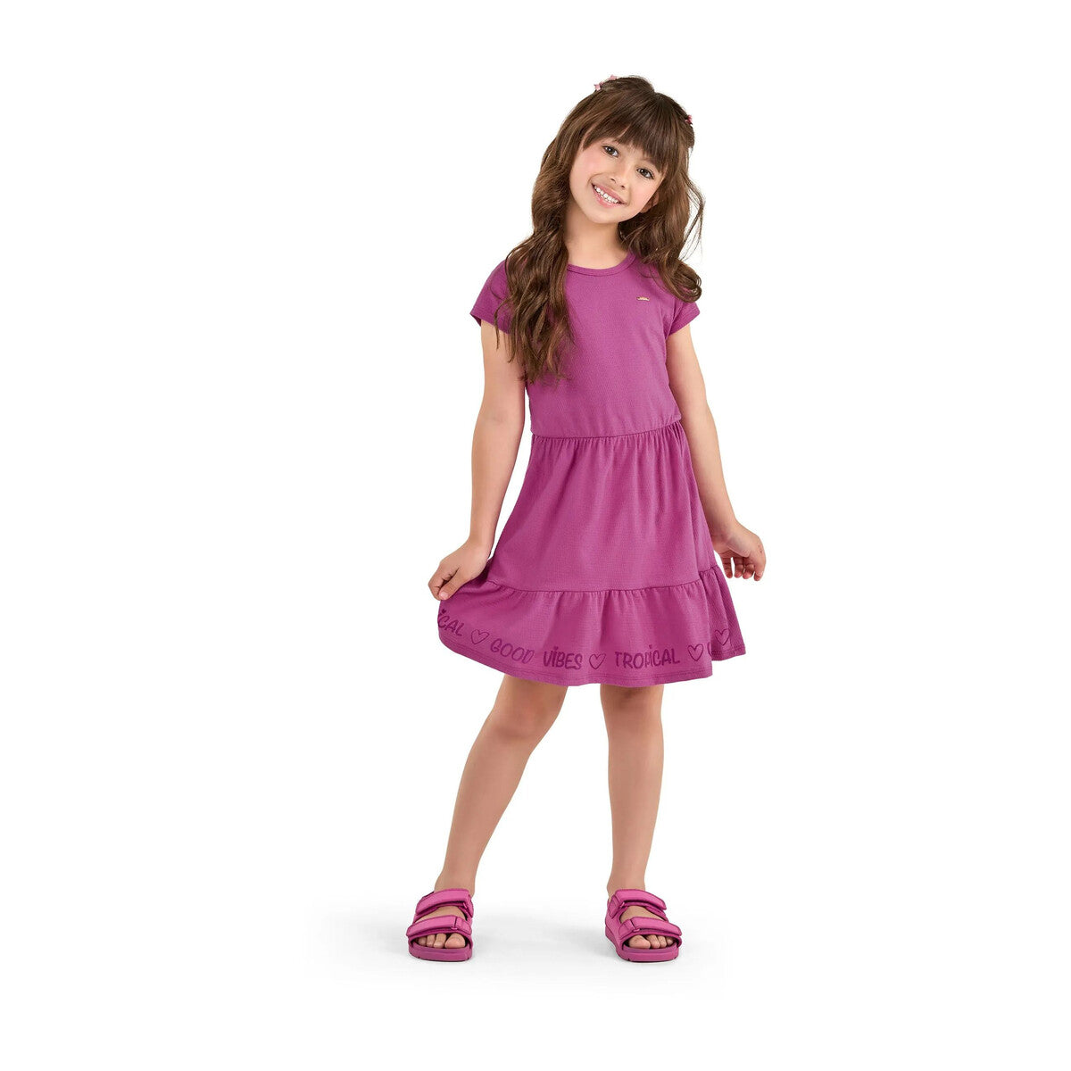 Vestido Infantil Menina Casual - Elian
