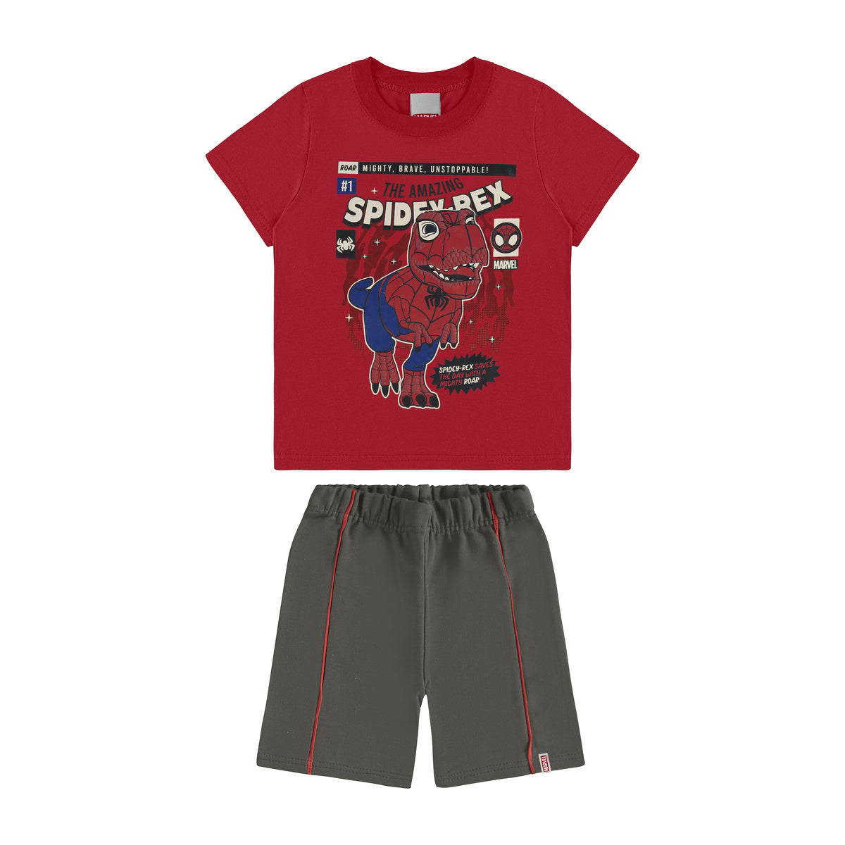 Conjunto Infantil Menino Homem Aranha Spidey-Rex - Malwee Kids