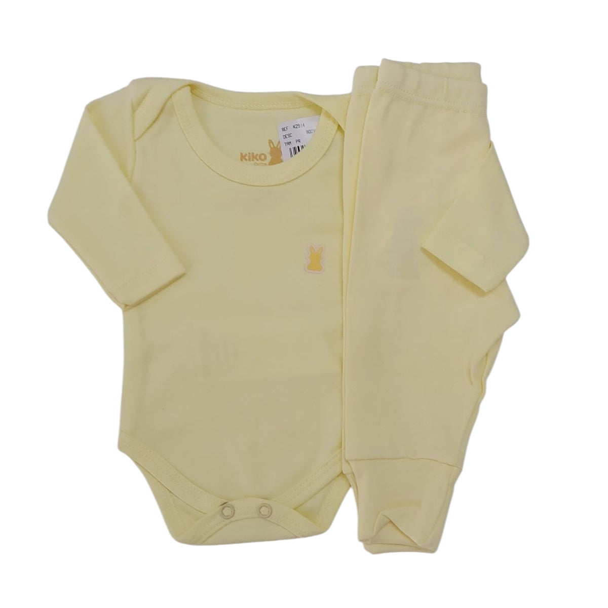 Conjunto Bebê Prematuro Body e Calça em Suedine - Kiko Baby
