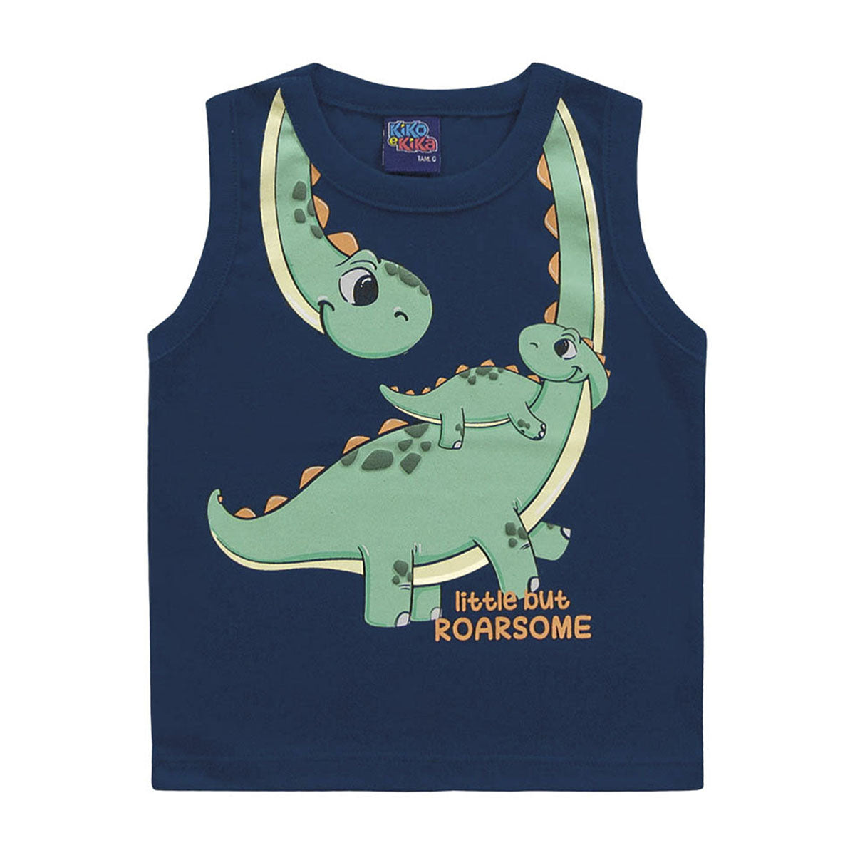 Regata Bebê Menino Dinossauro - Kiko e kika