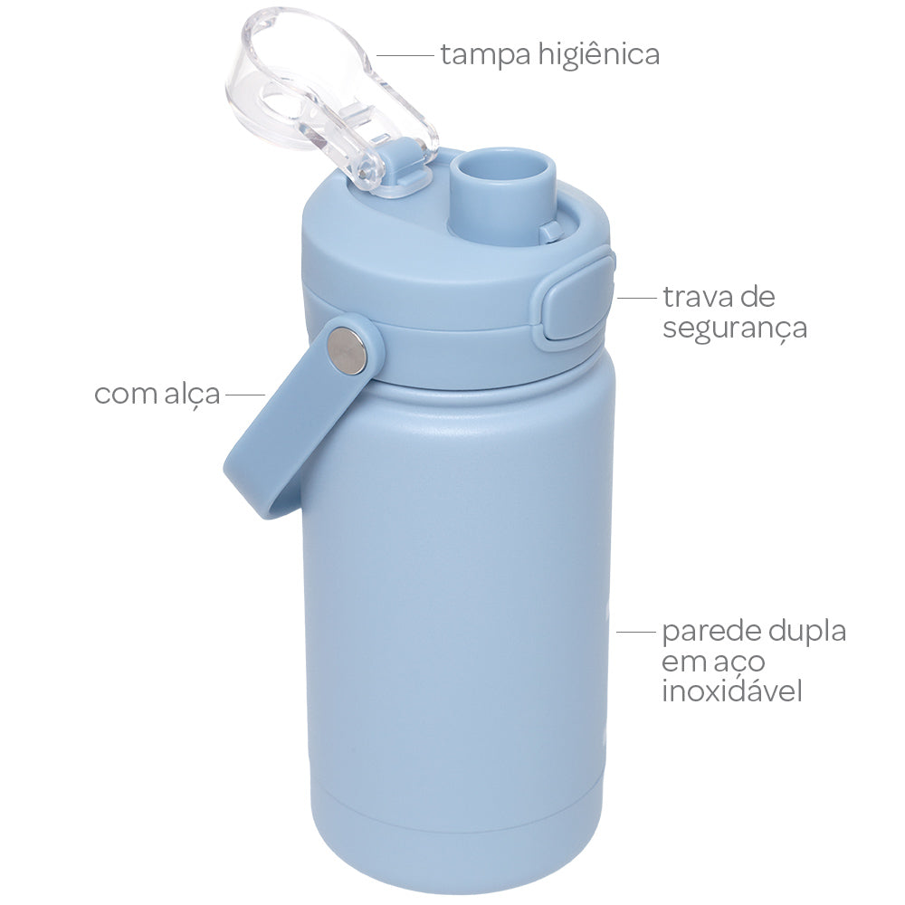 Garrafa Térmica Infantil Inox 350ml - Buba