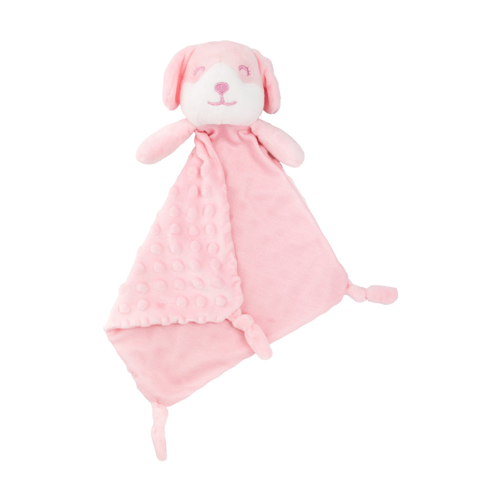 Naninha Bebê Com Textura Rosa Cachorro - Pimpolho