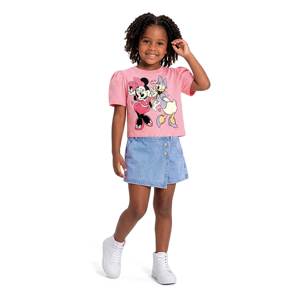 Blusa Infantil Menina Box Minnie e Margarida - Malwee Kids