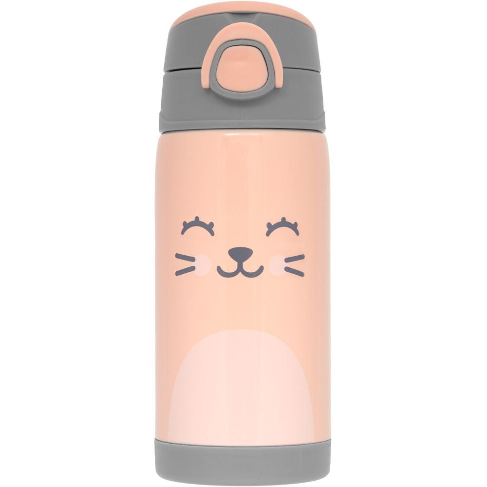 Garrafa Térmica Infantil Inox C/ Canudo 400ml Gumy - Buba