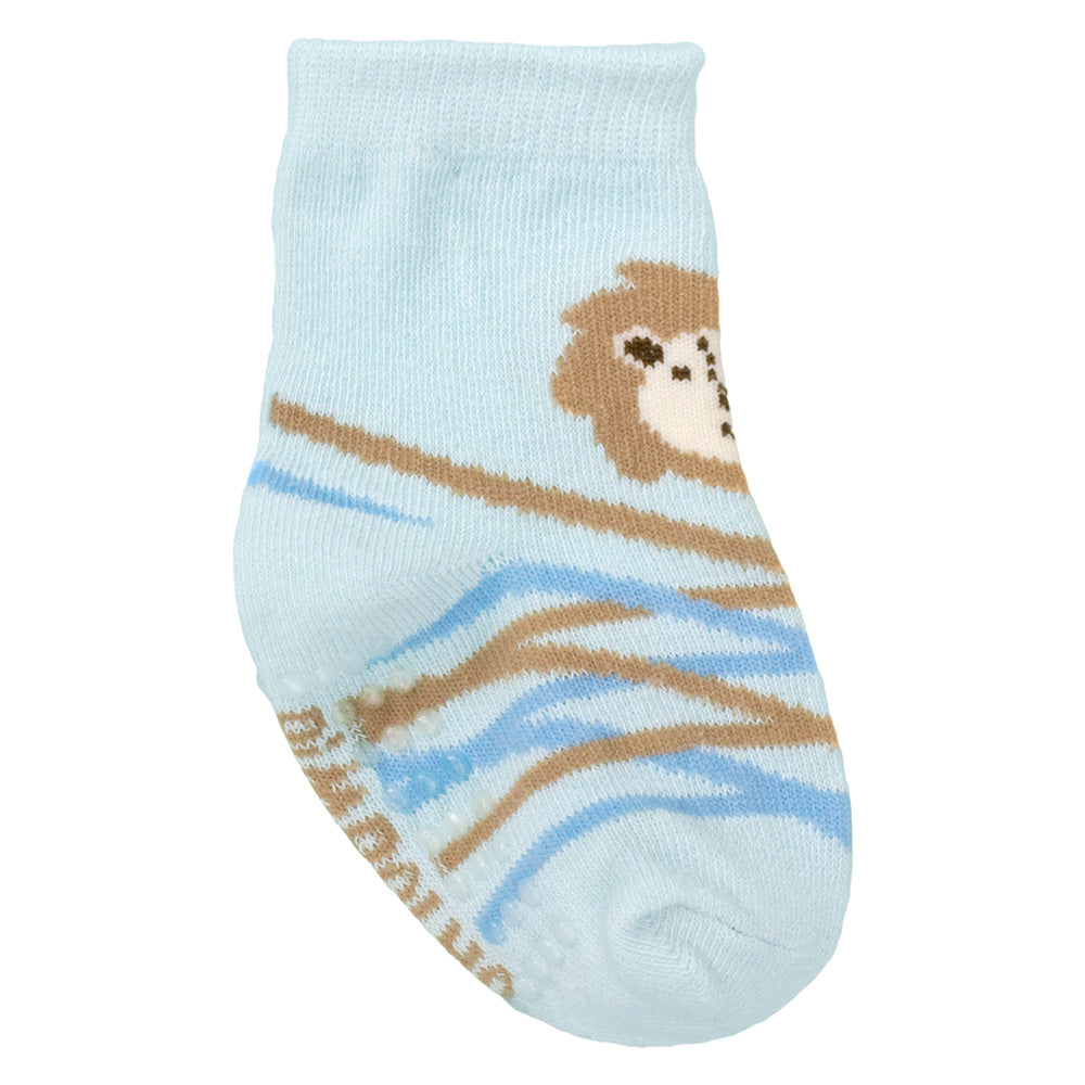 Meia Antiderrapante Bebê Menino 16-20 Leão - Pimpolho