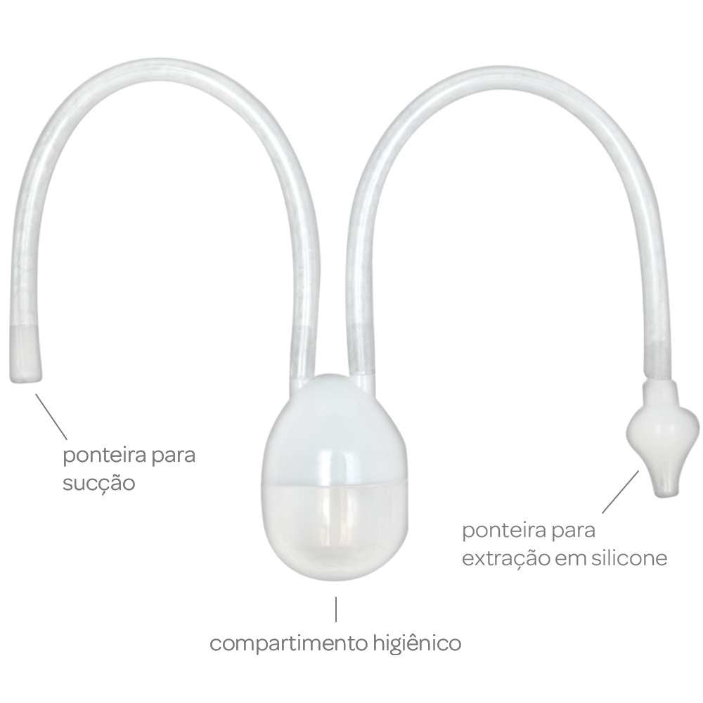 Aspirador Nasal de Sucção Com Estojo Bebê - Buba