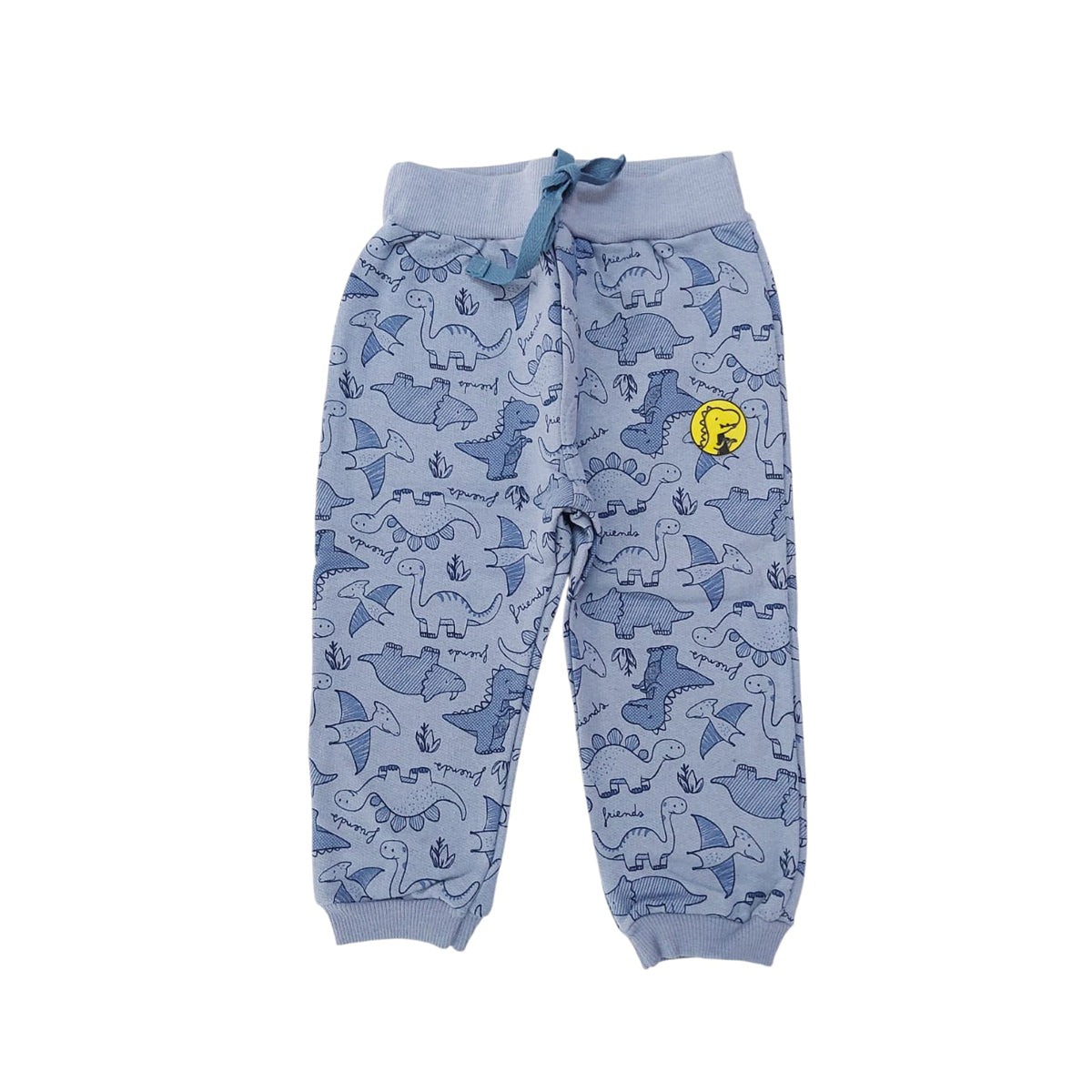 Calça Moletom Peluciado Bebê Dinos - Kiko e Kika