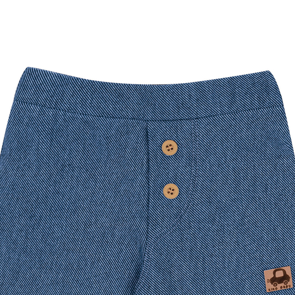 Bermuda Bebê Menino Molecotton Jeans - Kiko Baby