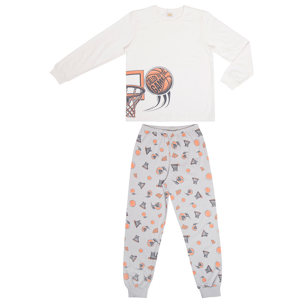Pijama Infantil Menino Meia Malha Basquete - Have Fun