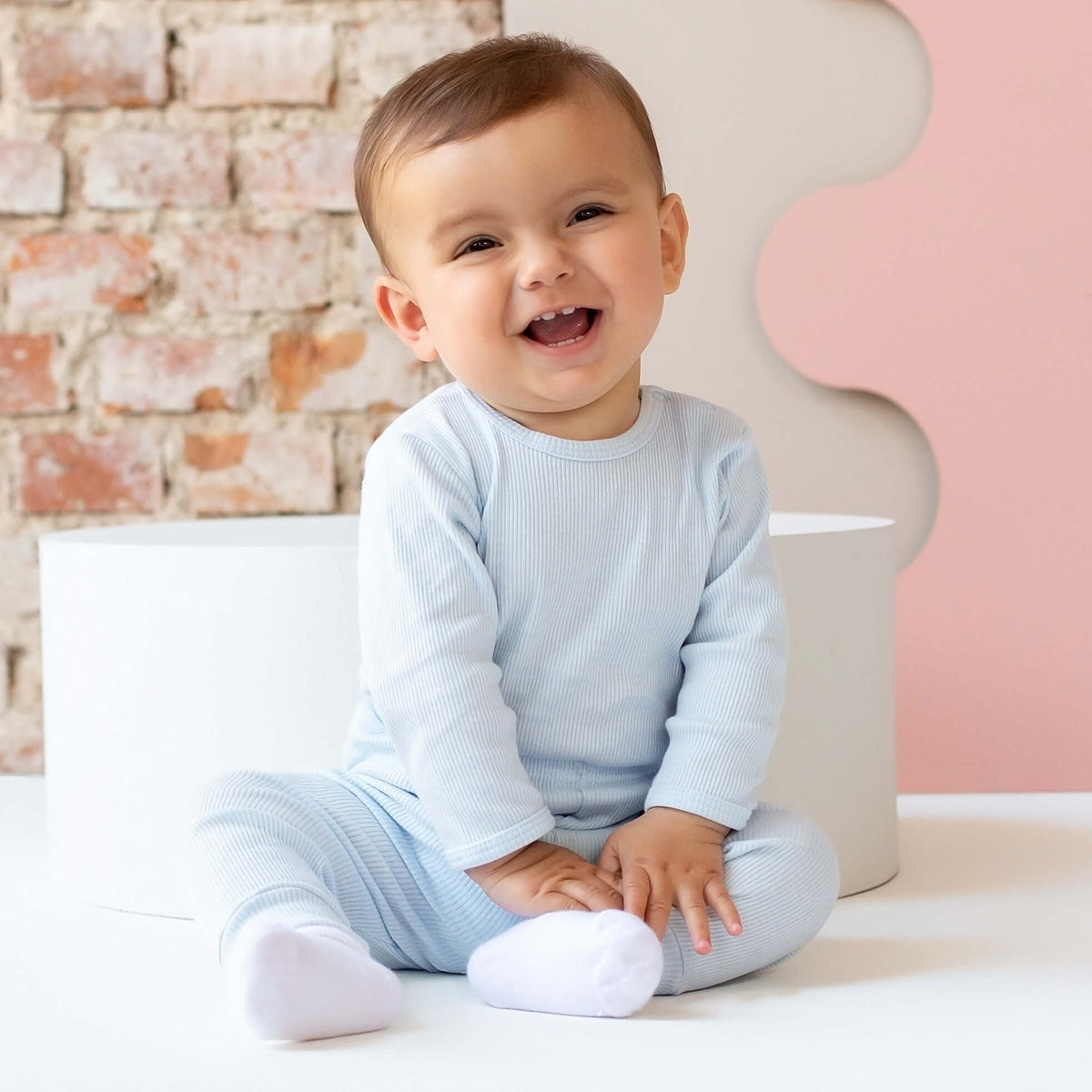 Conjunto Canelado Body e Calça Bebê - Dedeka