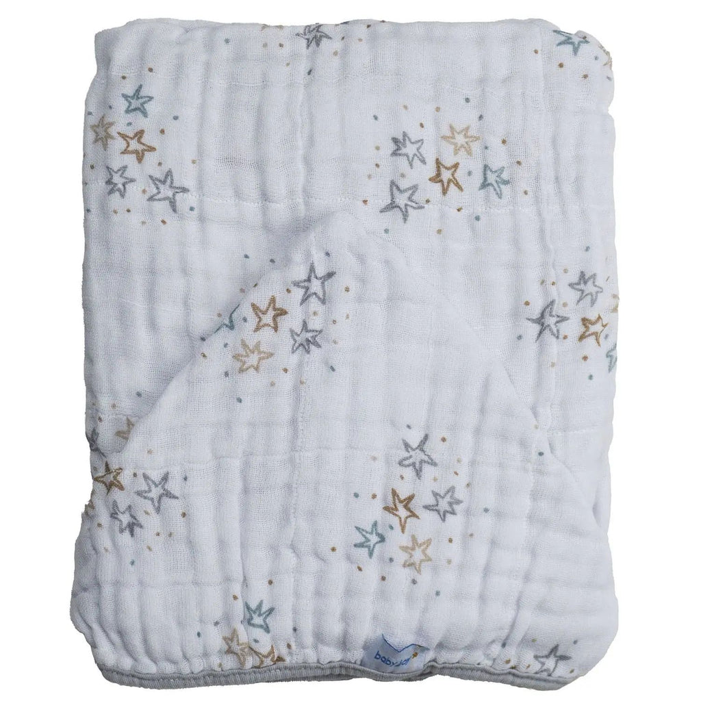 Toalha Soft Camada Dupla 80cmX80cm Estrelas - Baby Joy