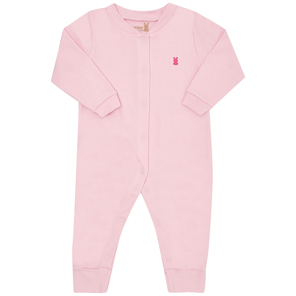 Macacão Longo Bebê Timeless Em Suedine - Kiko Baby