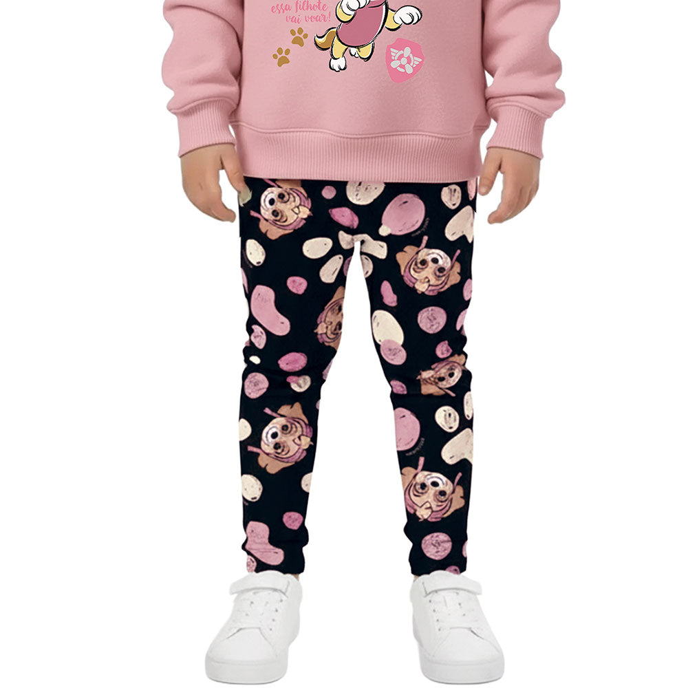 Conjunto Blusão Moletom e Legging Patrulha Canina - Malwee Kids