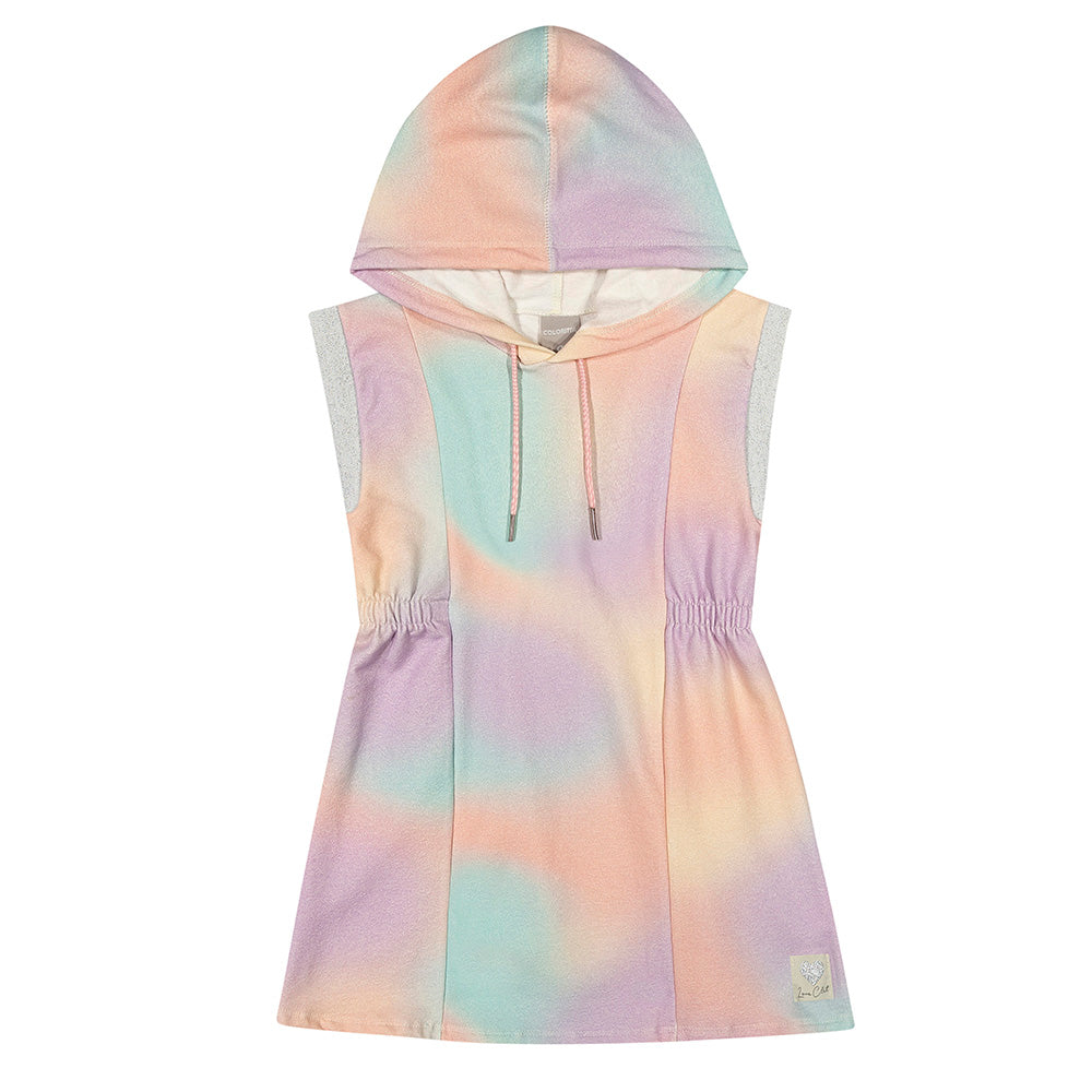 Vestido Infantil em Molecotton Peletizado Tie-Dye - Colorittá