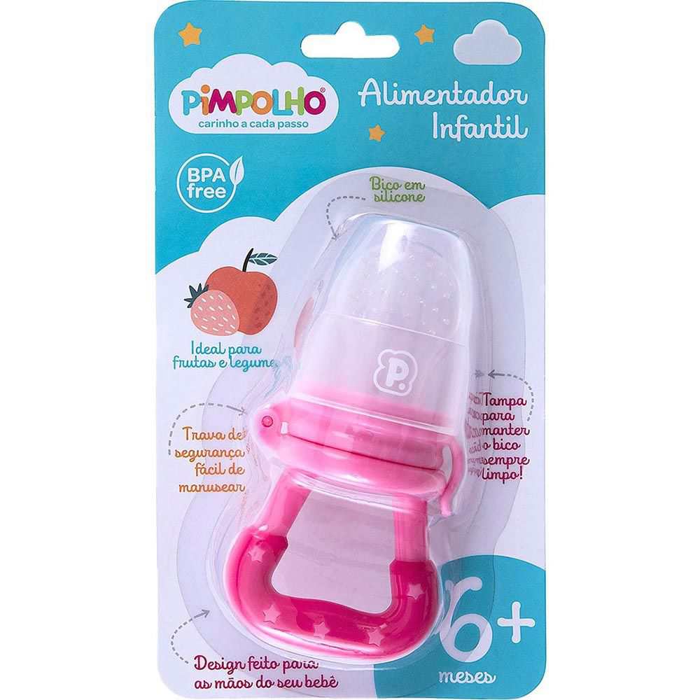 Bico Alimentador Porta Frutas Silicone Bebê - Pimpolho