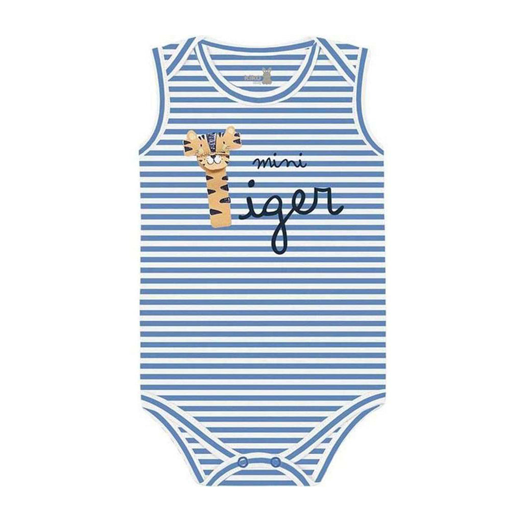 Body Regata Bebê Menino Mini Tiger - Kiko Baby