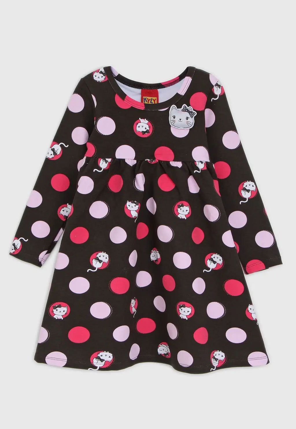 Vestido Infantil Marrom Bombom - Kyly