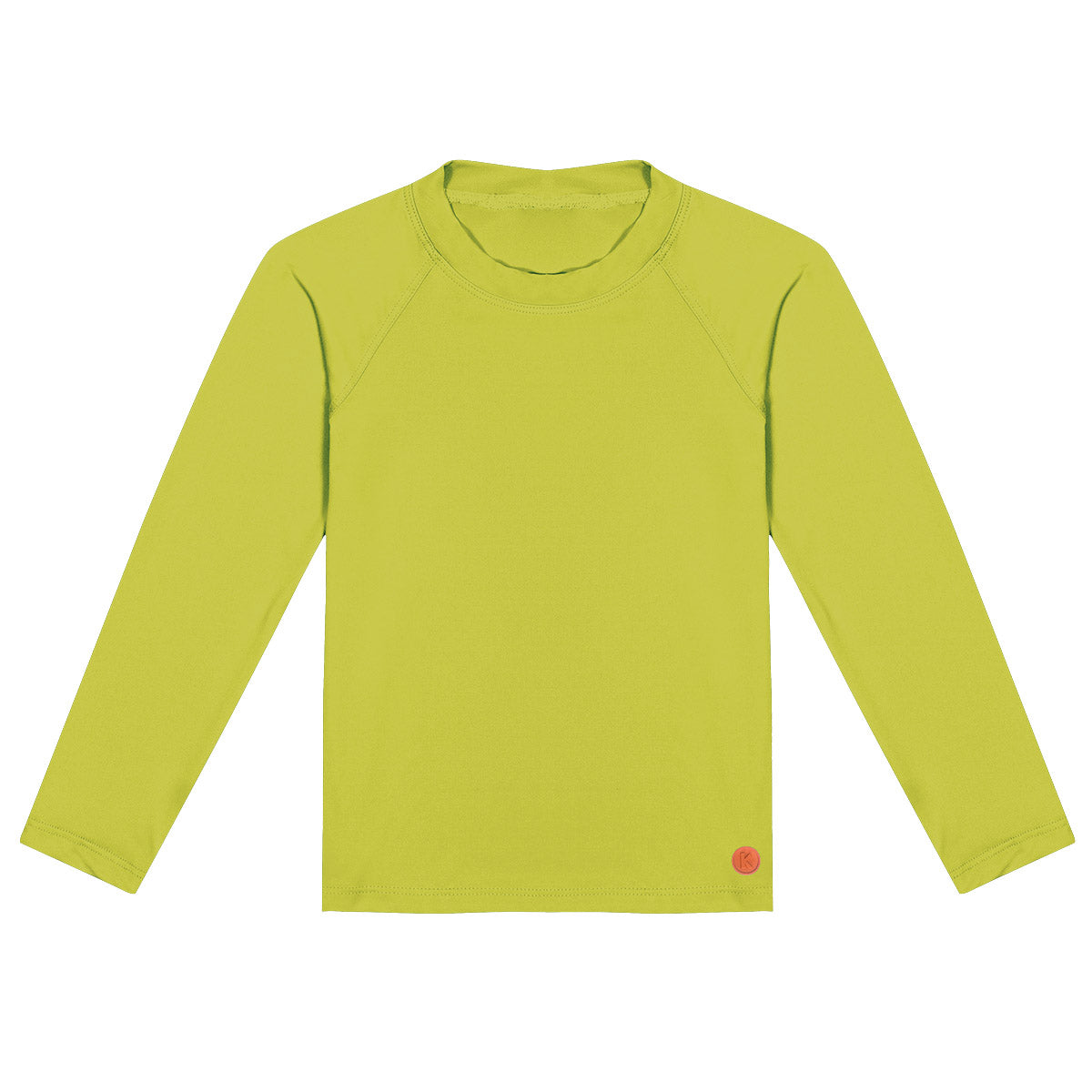 Camiseta Blusa Infantil C/ Proteção UV 50+ Lisa Neon - Kiko e Kika