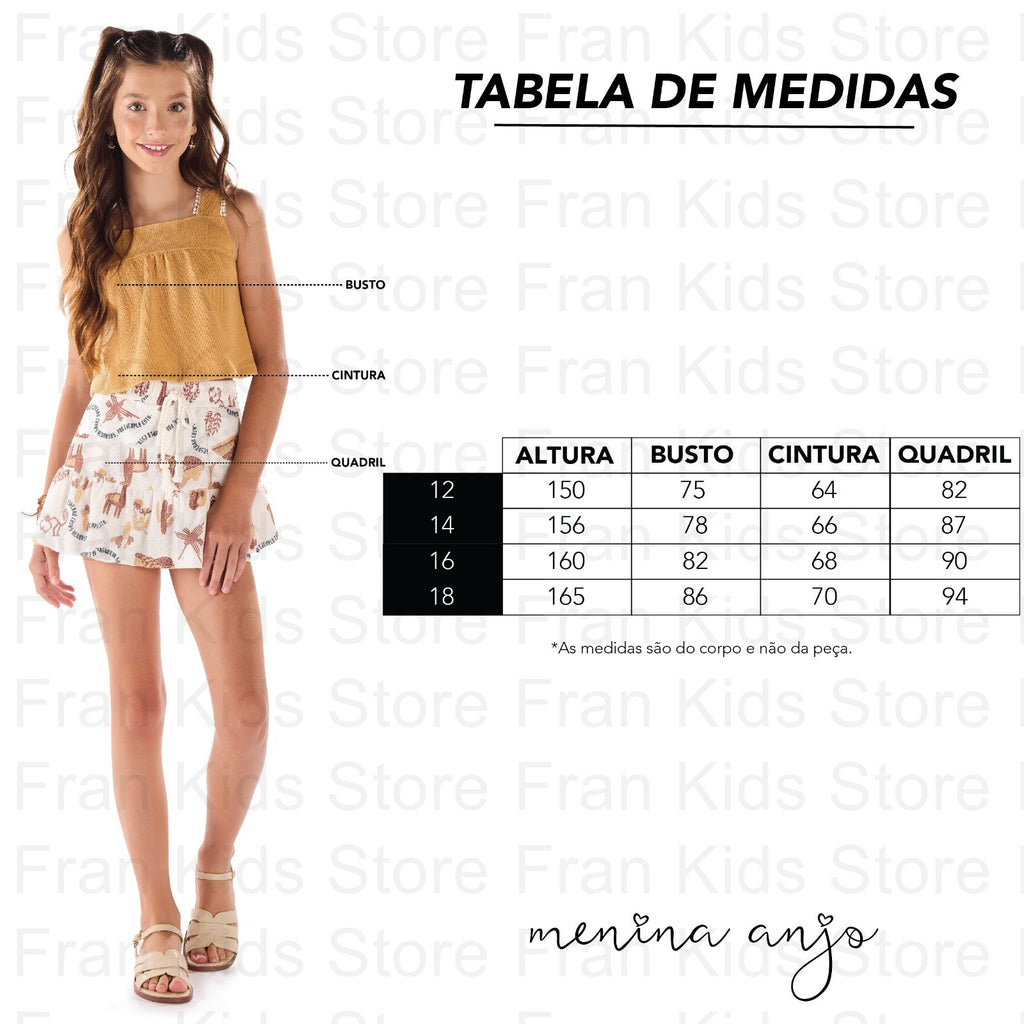 Casaco Sobretudo Feminino Juvenil em Soft - Menina Anjo