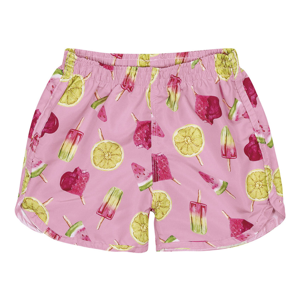 Short Tactel Infantil Menina C/ Proteção UV 50+ Picolés - Kiko e Kika