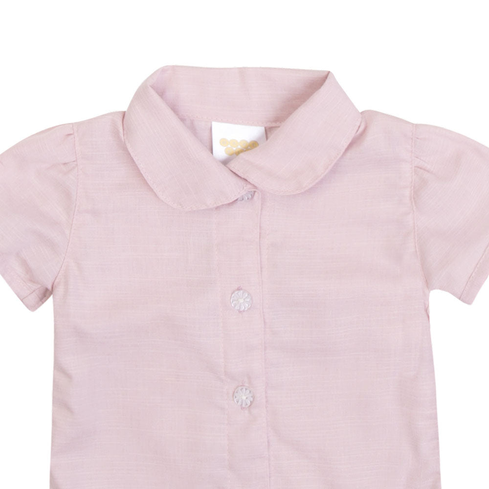 Camisa Bebê Menina Little Miss Cambraia Flamê - Have Fun