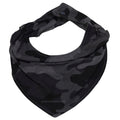 Babador Bandana Impermeável Bebê Cinza Camuflado
