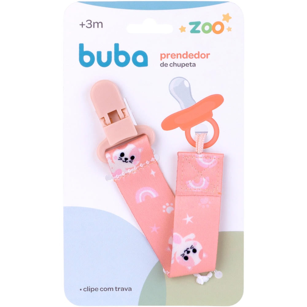 Prendedor de Chupeta Buba Zoo Gato - Buba